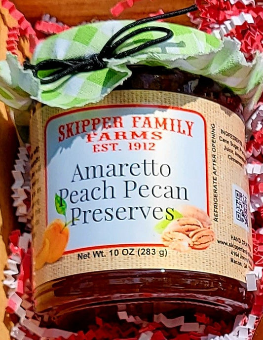 Amaretto Peach Pecan Preserves