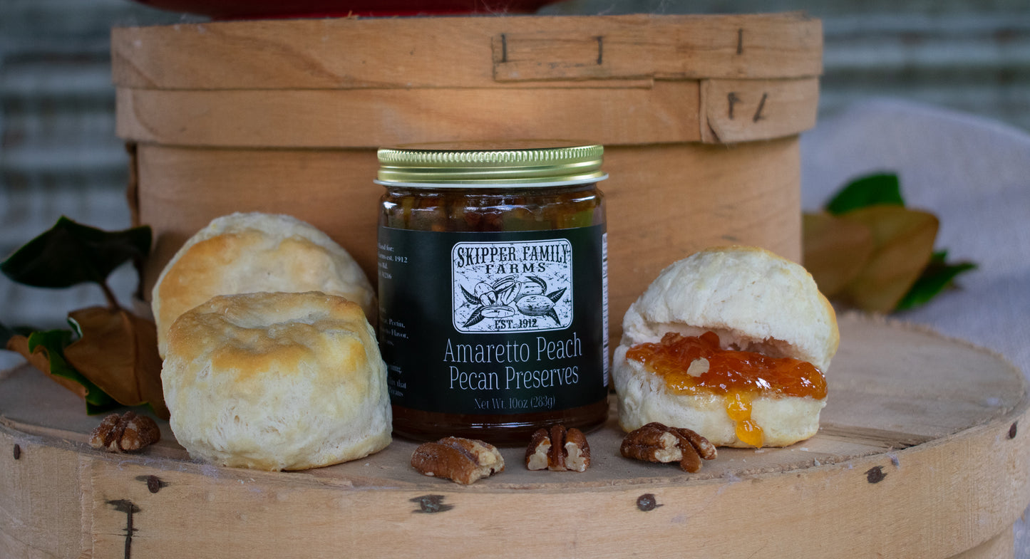 Amaretto Peach Pecan Preserves